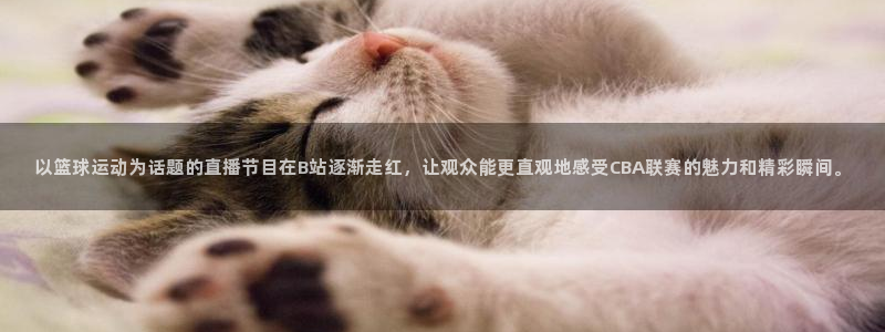 袋鼠直播体育：以篮球运动为话题的直播节目在B站逐渐走红，让观众能更直观地感受CBA联赛的魅力和精彩瞬间。